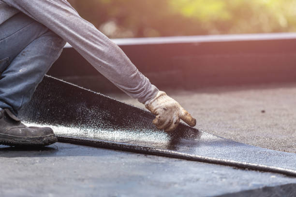 Professional Waterproofing technician working in Ionia, MI